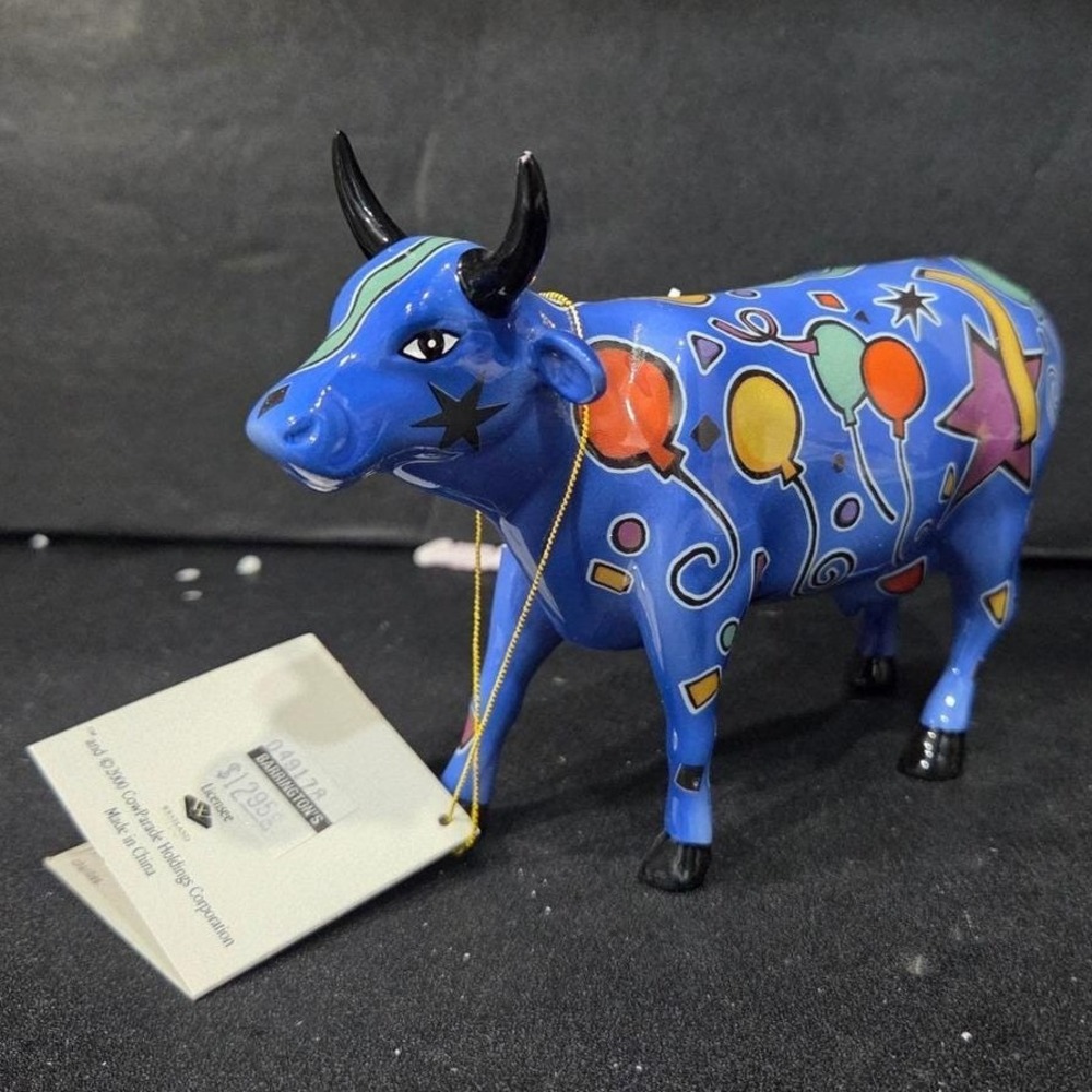 Cow Parade Party Cow Figurine, Westland Giftware, #9178, No Box
